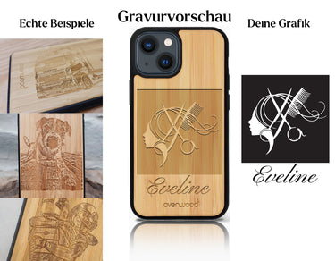 INDIVIDUELL iPhone 14 Bambus-Kunststoff